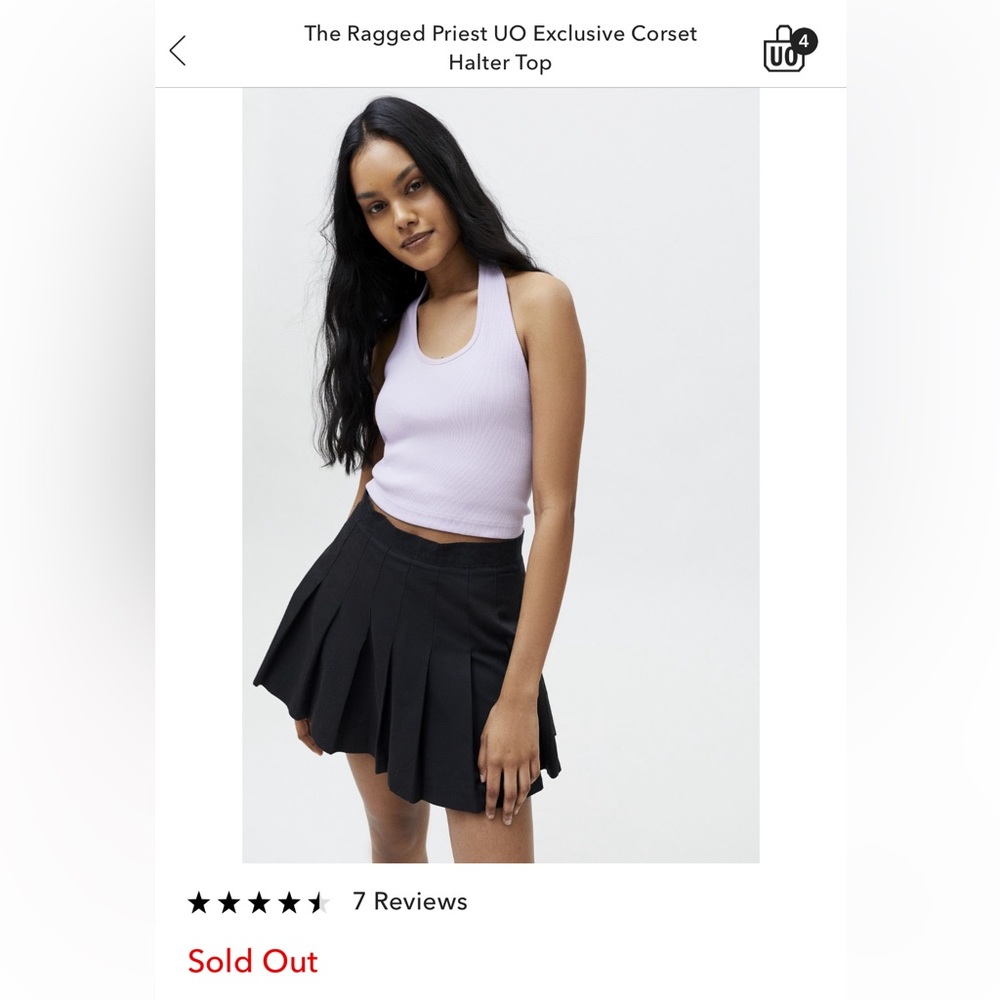 ragged priest corset halter top